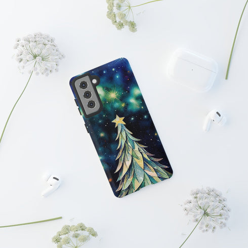 Christmas Tree On a Sky Full of Stars - Impact Resistant Phone Case